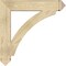 Ekena Millwork Thorton Arts & Crafts Rough Sawn Bracket, Douglas Fir, 6"W x 38"D x 38"H BKT06X38X38THR03RDF - alternate 2